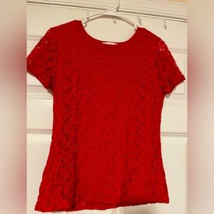 Calvin Klein lace blouse